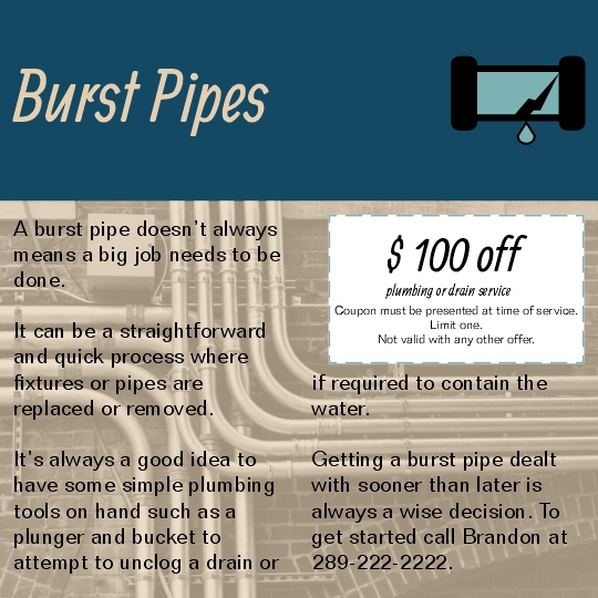 broken pipe drawing with exterior pipes image